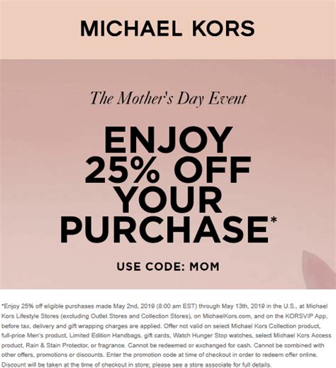 nordstrom promo code michael kors watches|michael kors coupons for women.